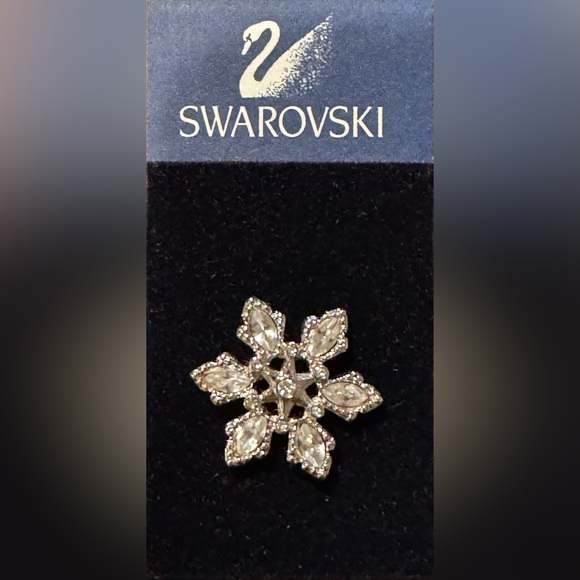 Swarovski. SnowflakeTie Tack/Pin. NWT. - Picture 4 of 4